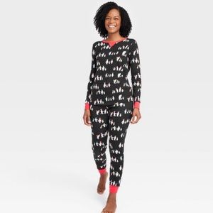 4X 26/28 Knit Jersey 100% Cotton Penguin Pajamas Pjs Wondershop Comfy Target NEW